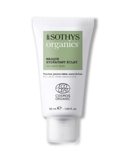 Maschera idratante viso, cosmetico bio Masque éclat Sothys Organics